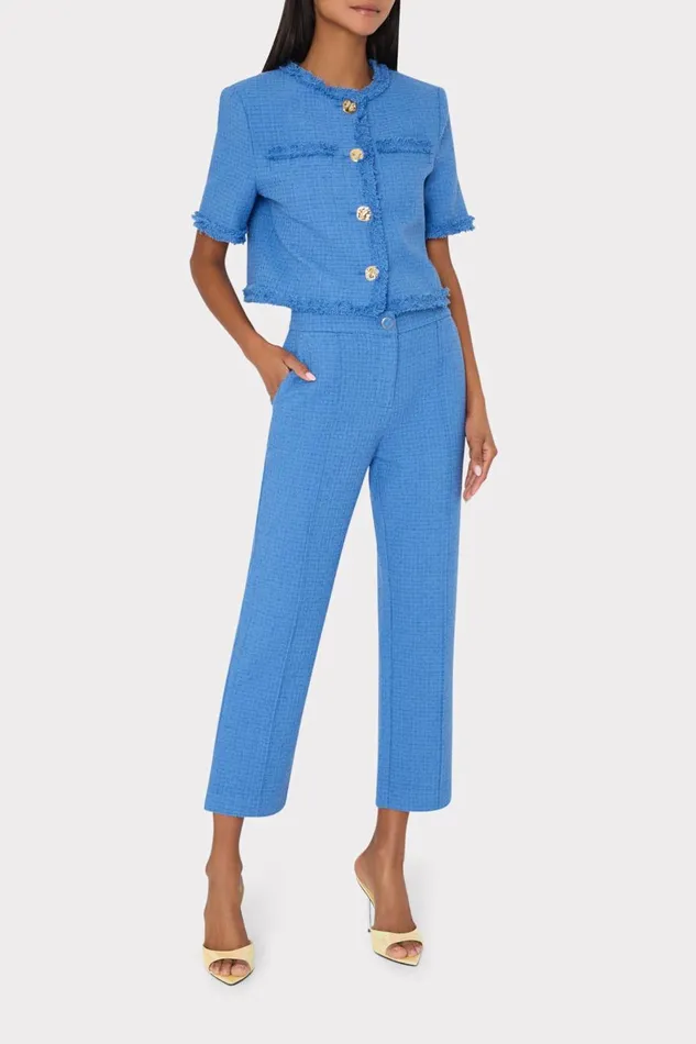 Women Matching Sets Milly Betsy Boucle Pant Blue Women Matching Sets Milly Betsy Boucle Pant Blue