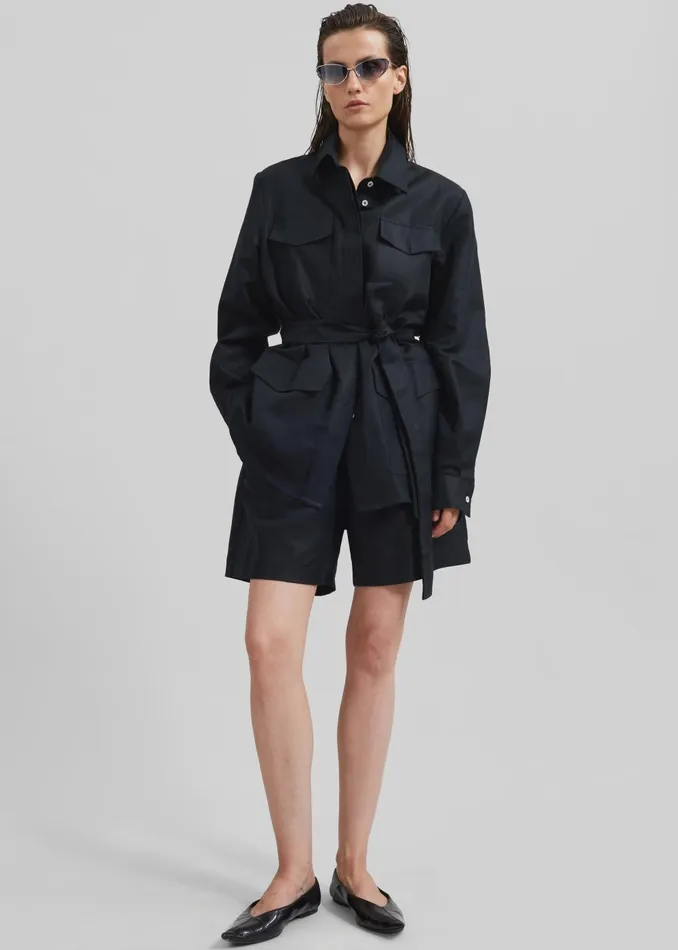 Women Matin Forio Jacket 8211 Black The Frankie Shop Outerwear