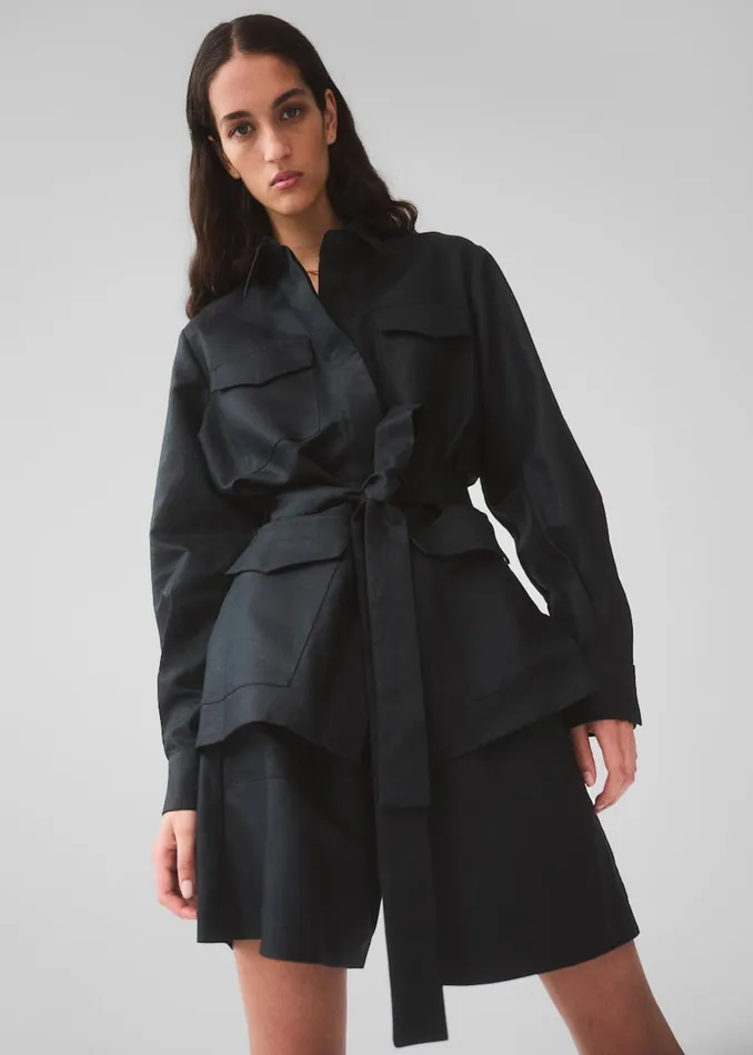 Women Matin Forio Jacket 8211 Black The Frankie Shop Outerwear