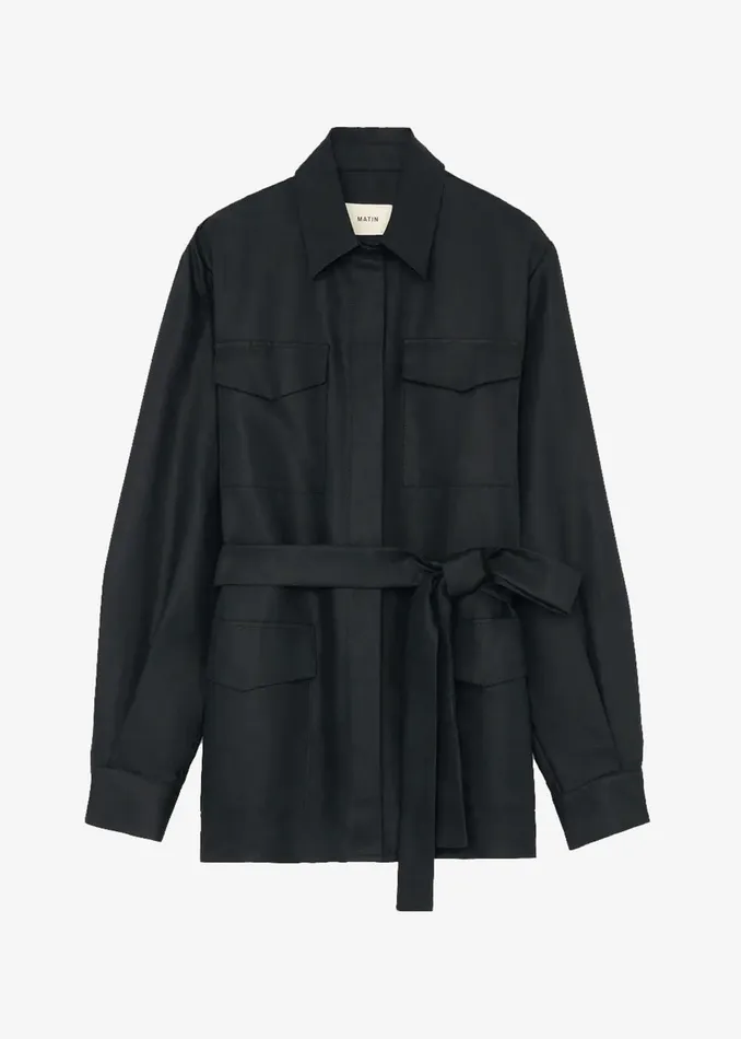 Women Matin Forio Jacket 8211 Black The Frankie Shop Outerwear