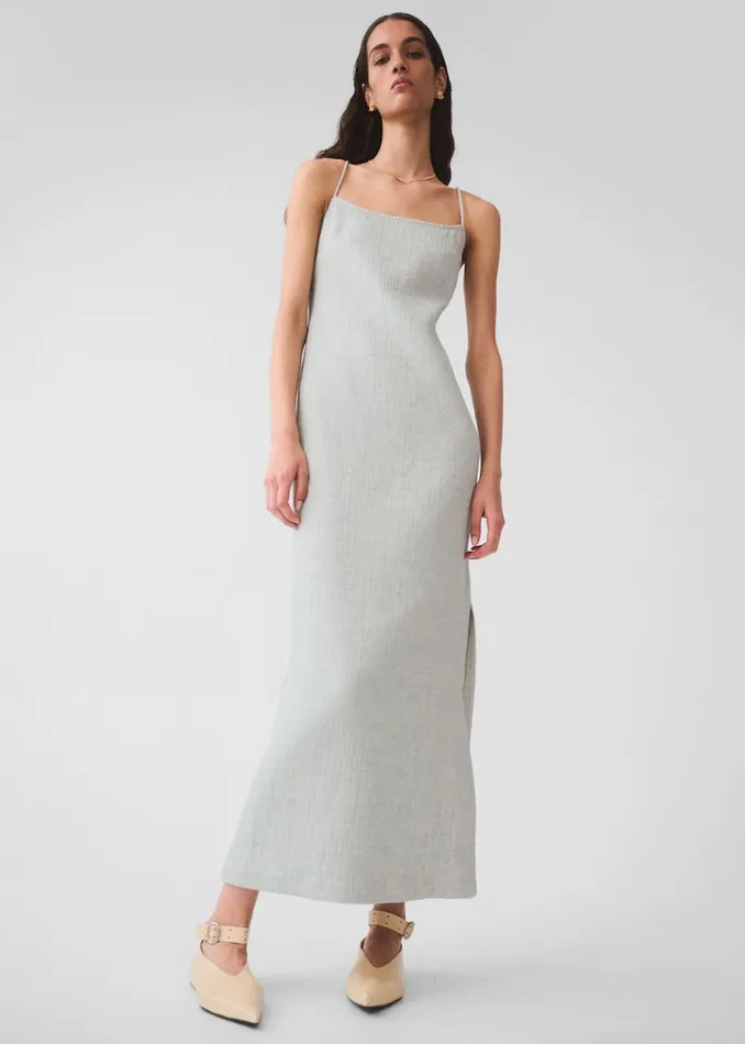 Women Matin Lucca Backless Dress 8211 Pale Blue The Frankie Shop Dresses