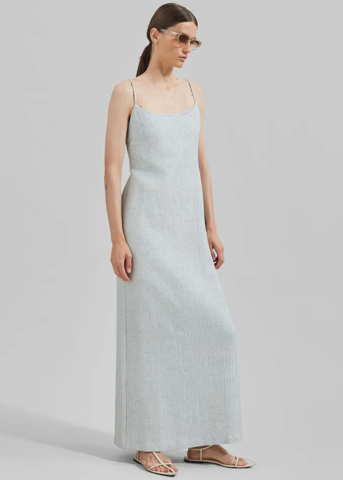 Women Matin Lucca Backless Dress 8211 Pale Blue The Frankie Shop Dresses