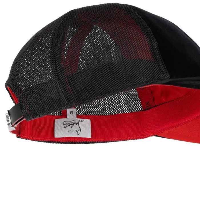 WomenMen Aliochitto Trucker Hat 8211 Velvet 8211 Black Christian Louboutin Hats