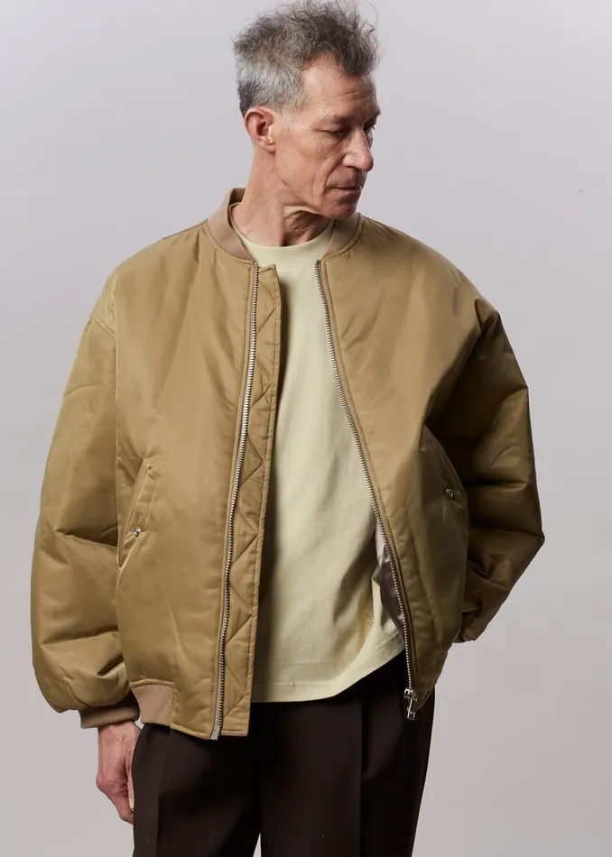 WomenMen Astra Bomber Jacket 8211 Olive The Frankie Shop Outerwear