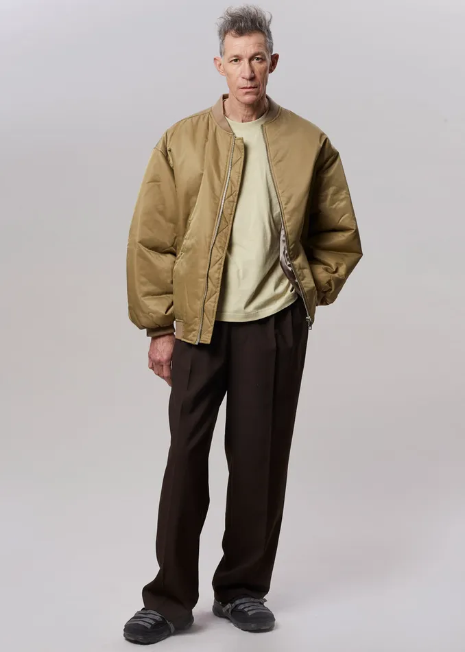 WomenMen Astra Bomber Jacket 8211 Olive The Frankie Shop Outerwear