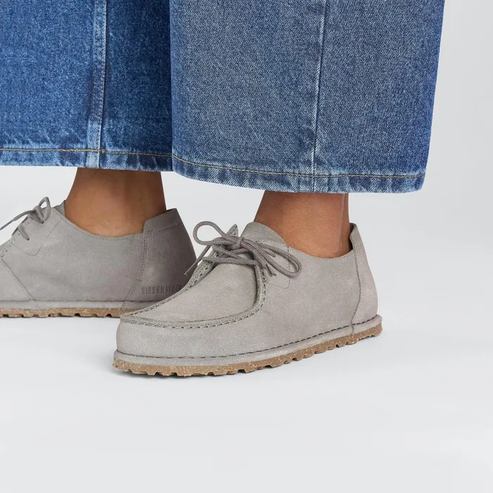 WomenMen Birkenstock Low Shoes Utti Lace Whale Gray