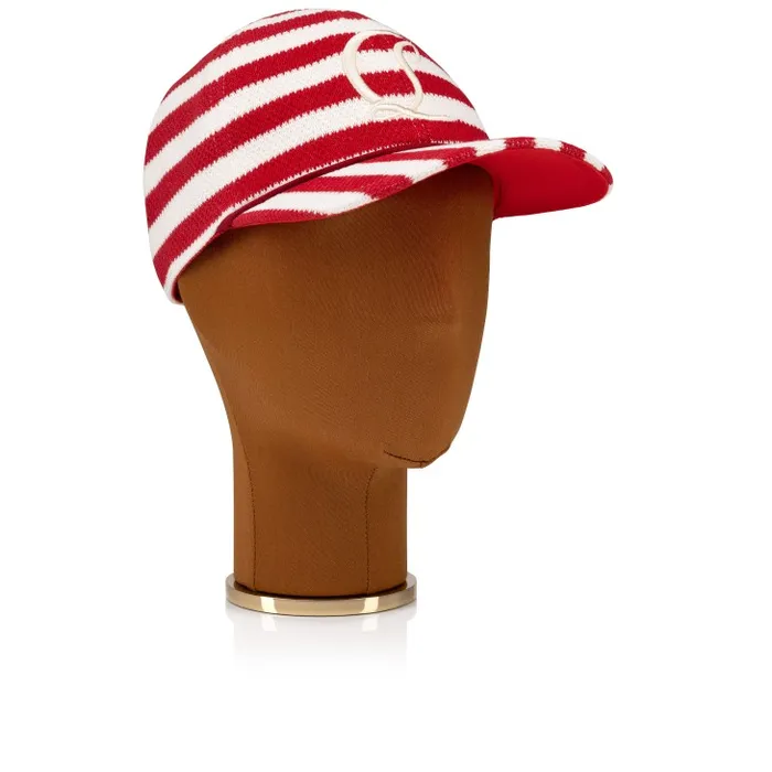 WomenMen Mooncrest Baseball Hat 8211 Malha Printed Fabric 8211 Loubi Christian Louboutin Hats