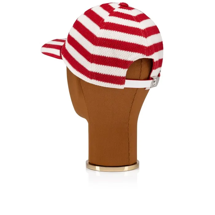 WomenMen Mooncrest Baseball Hat 8211 Malha Printed Fabric 8211 Loubi Christian Louboutin Hats