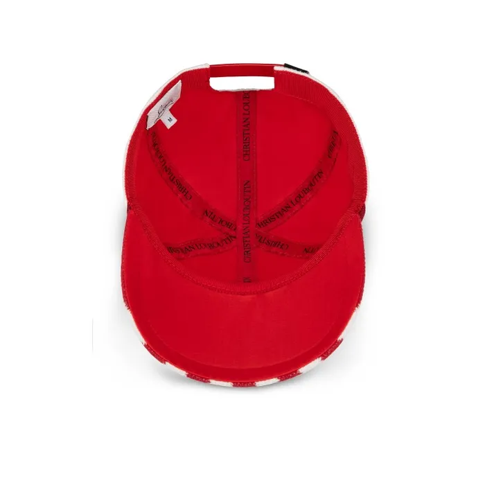 WomenMen Mooncrest Baseball Hat 8211 Malha Printed Fabric 8211 Loubi Christian Louboutin Hats