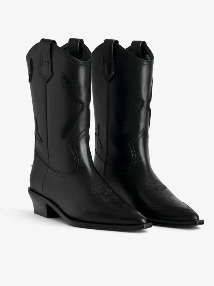 WomenMen Zadig and Voltaire Boots Cara Boots Black WomenMen Zadig and Voltaire Boots Cara Boots Black