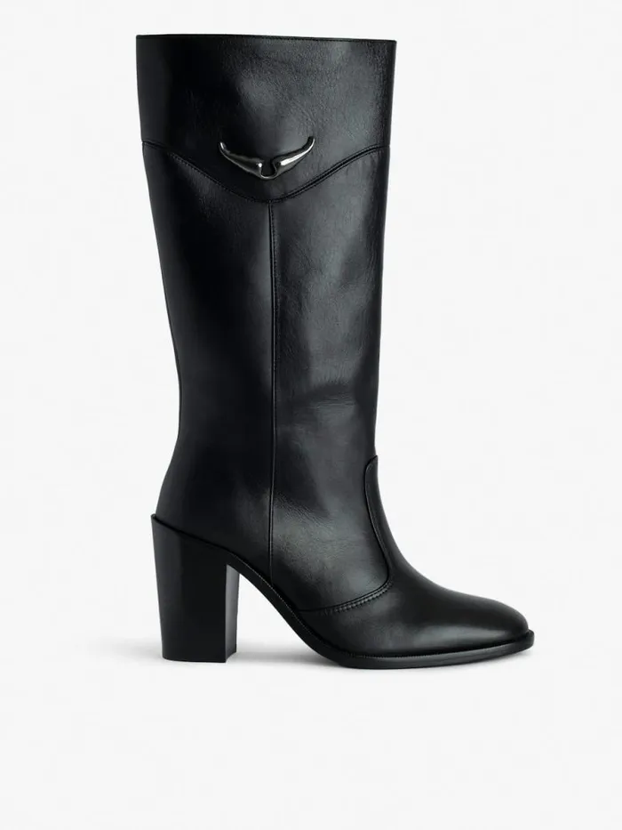 WomenMen Zadig and Voltaire Boots Preiser Tall Boots Black