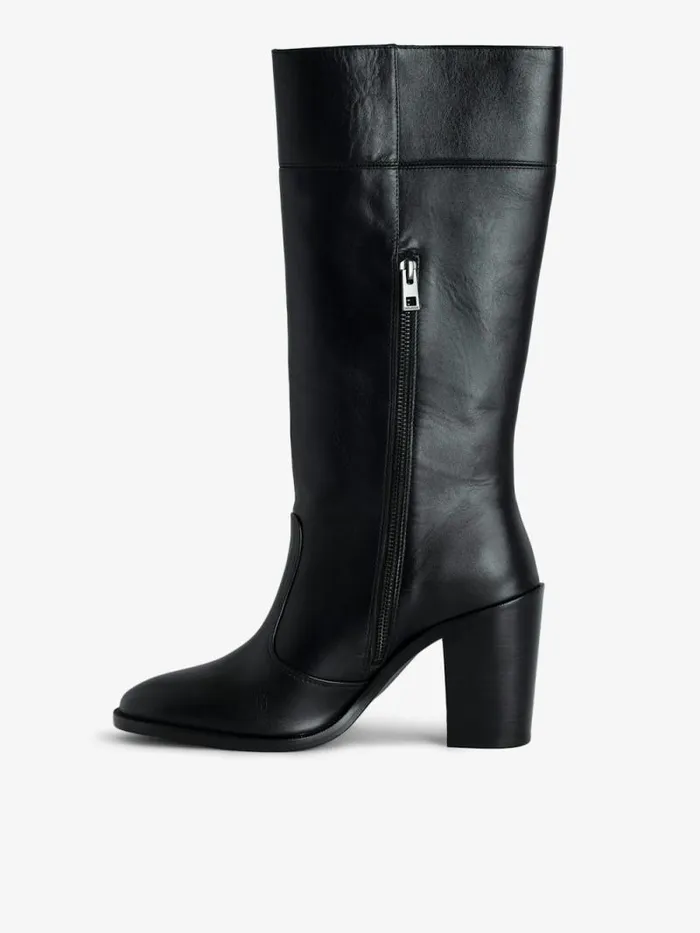 WomenMen Zadig and Voltaire Boots Preiser Tall Boots Black