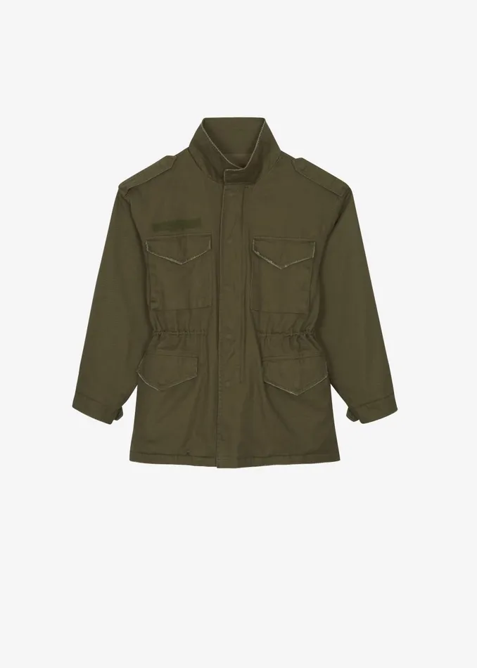 Women Merano Cargo Jacket 8211 Khaki The Frankie Shop Outerwear