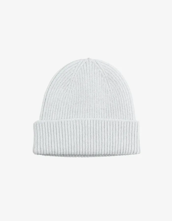 Women Merino Wool Beanie Limestone Grey Colorful Standard Beanies