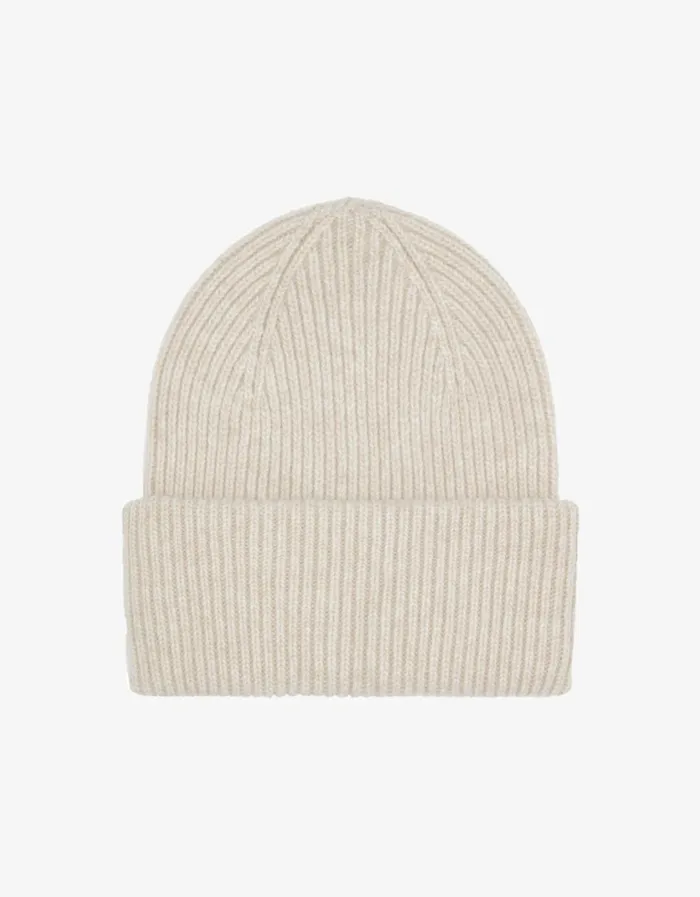Women Merino Wool Hat Ivory White Colorful Standard Hats