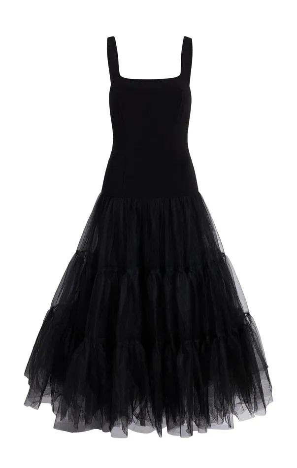 Women Midi Cinq Sept Carolina Dress Black