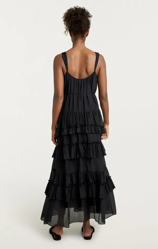 Women Midi Cinq Sept Kandra Dress Black