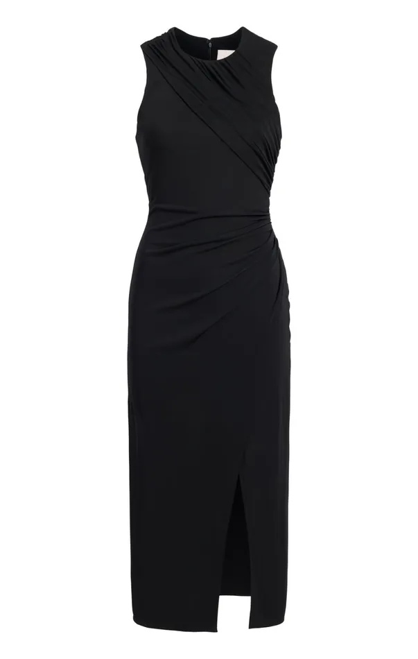 Women Midi Cinq Sept Wesson Dress Black