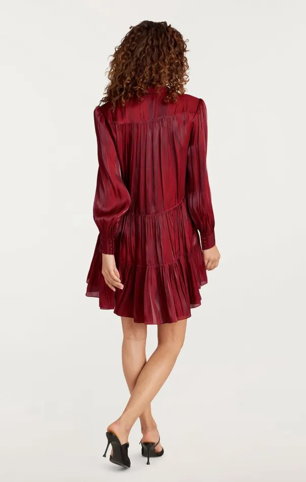 Women Mini Cinq Sept Lilly Dress Rhubarb