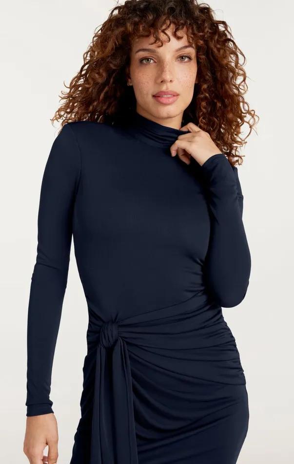 Women Mini Cinq Sept Mini Johnson Dress Navy