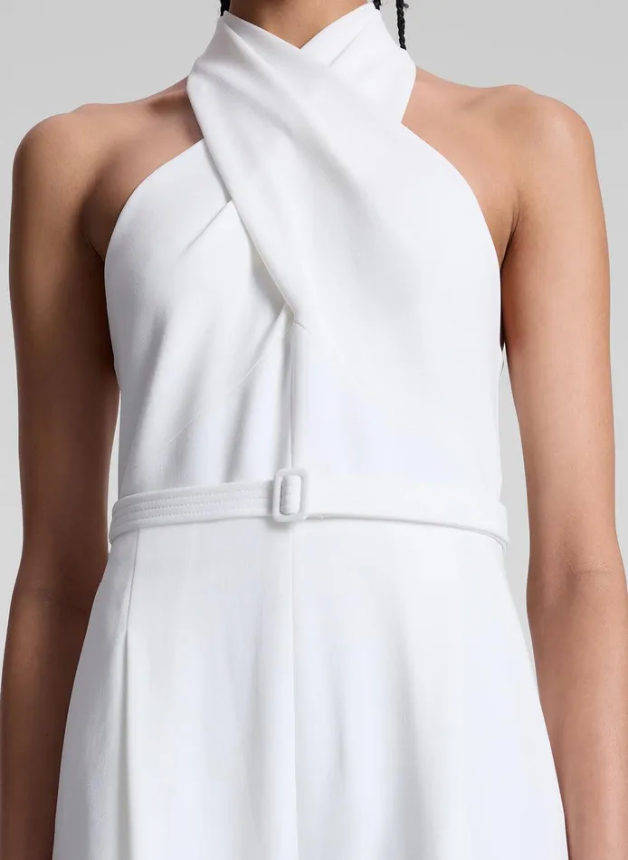Women Murphy II Wide Leg Jumpsuit White ALC Jumpsuits
