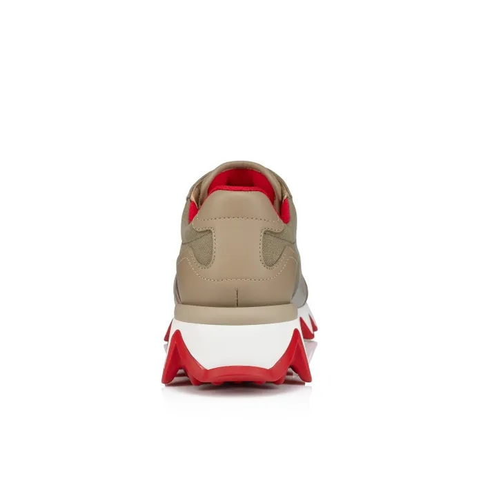Women Nastroshark Sneakers 8211 Calf Leather And Cotton 8211 Saharienne Christian Louboutin Sneakers