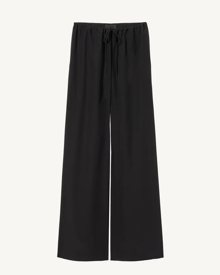 Women Nili Lotan ADRIEL PANT Black Pants and Shorts