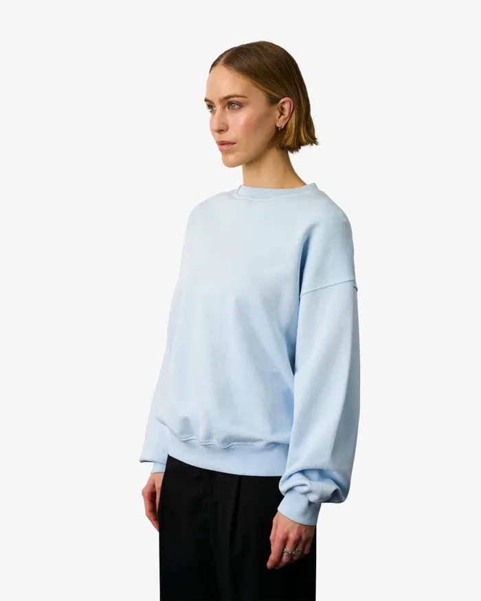 Women Organic Oversized Crew Midnight Forest Colorful Standard Crewneck Sweatshirts