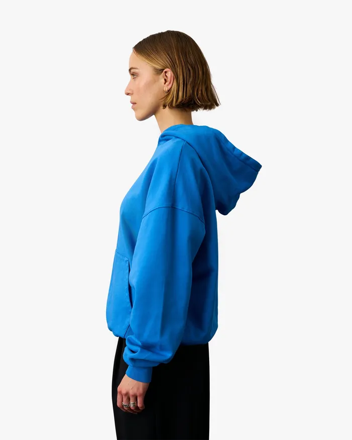 Women Organic Oversized Hood 8211 Red Tangerine Hoodies Colorfulstandard
