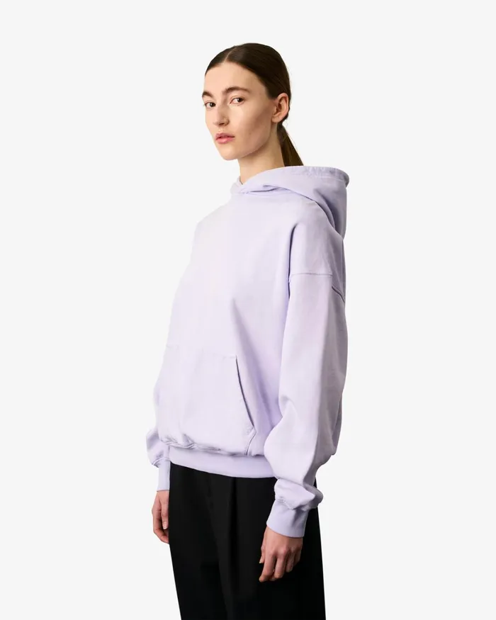 Women Organic Oversized Hood Petrol Blue Colorful Standard Hoodies