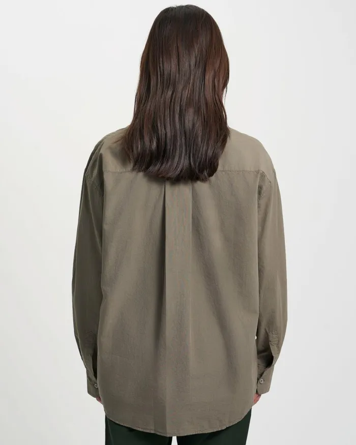 Women Organic Oversized Shirt Deep Black Colorful Standard Shirts