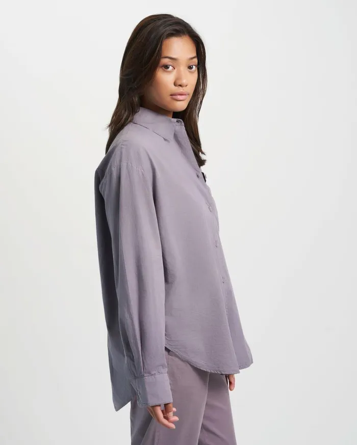 Women Organic Oversized Shirt Soft Yellow Colorful Standard Shirts