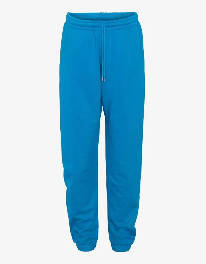 Women Organic Sweatpants Pacific Blue Colorful Standard Sweatpants