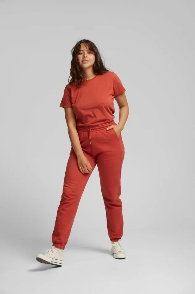 Women Organic Sweatpants Pacific Blue Colorful Standard Sweatpants