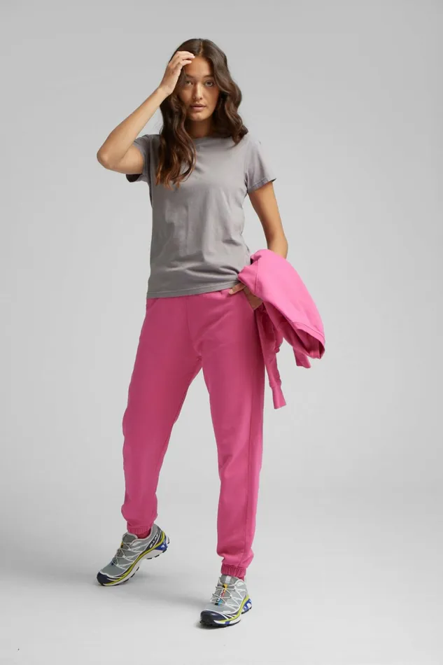 Women Organic Sweatpants Polar Blue Colorful Standard Sweatpants