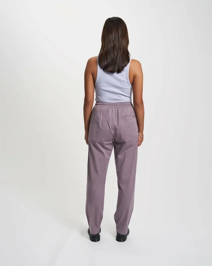 Women Organic Twill Pants Lava Grey Colorful Standard Pants