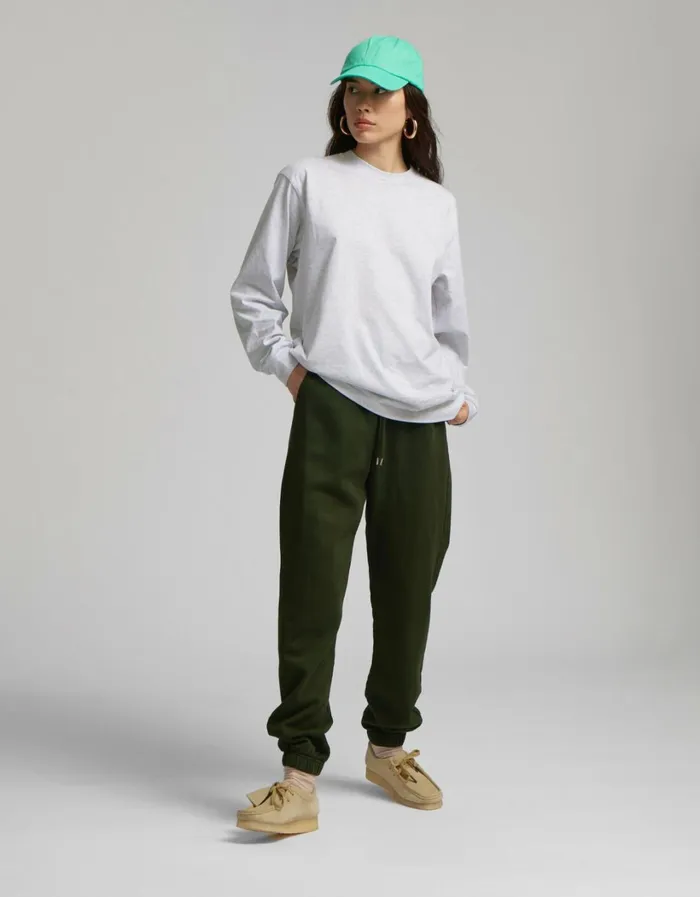 Women Oversized Organic LS TShirt Midnight Forest Colorful Standard Long Sleeve Tops