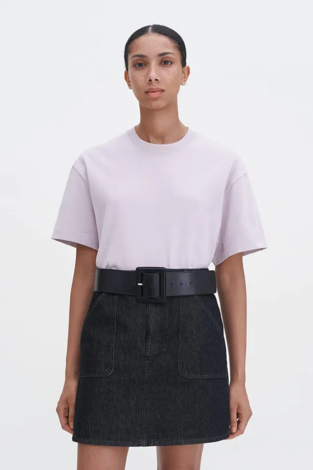 Women Oversized Tee Faded Violet Filippa K Tops