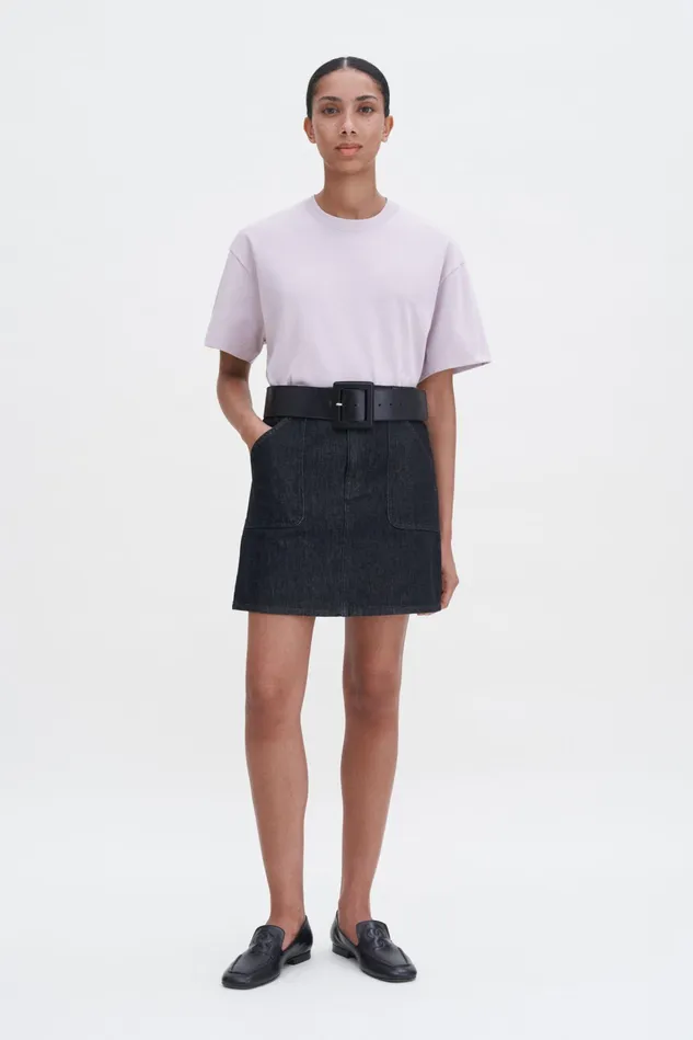 Women Oversized Tee Faded Violet Filippa K Tops