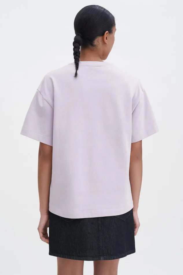 Women Oversized Tee Faded Violet Filippa K Tops