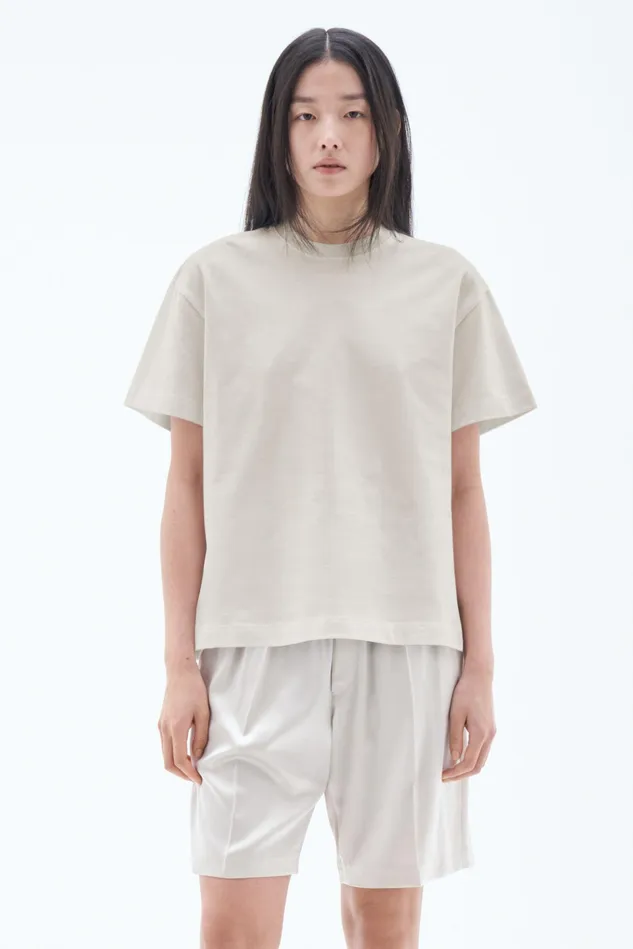 Women Oversized Tee Taupe Filippa K Tops