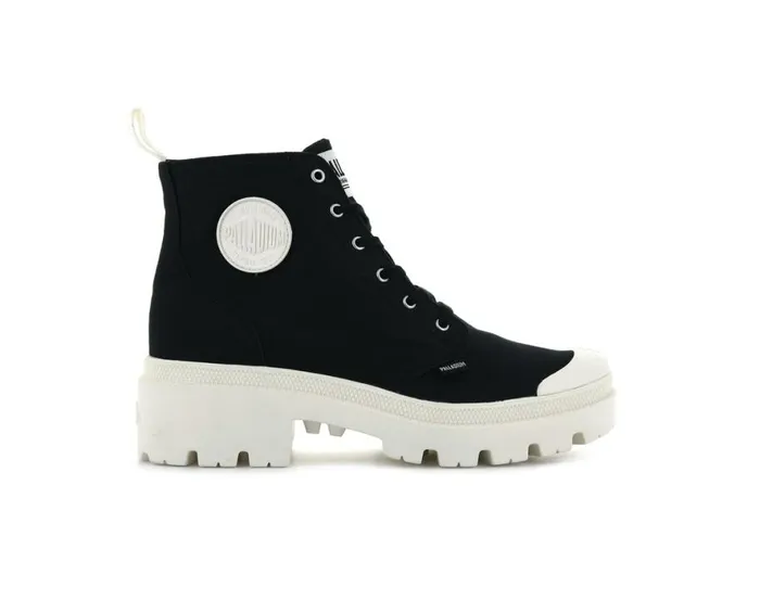 Women PALLABASE TWILL Black PALLADIUM Boots