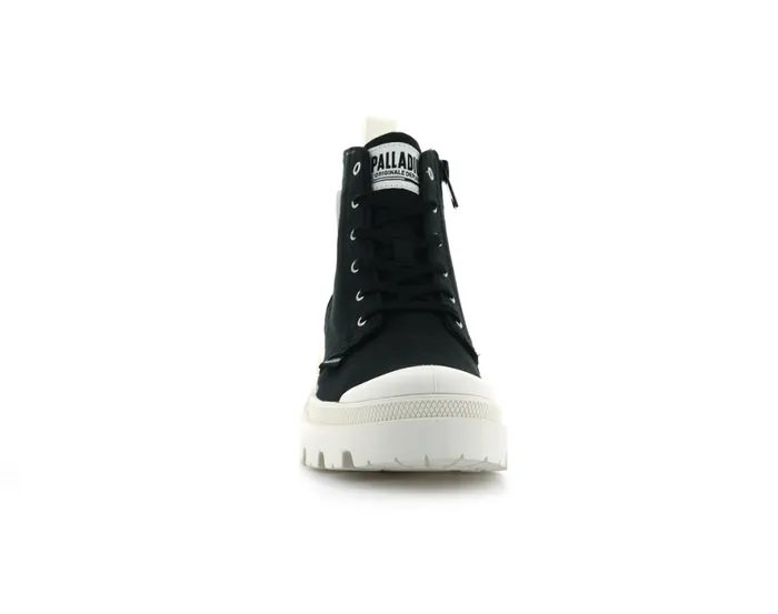 Women PALLABASE TWILL Black PALLADIUM Boots