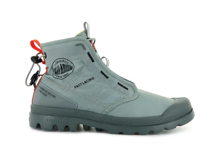 Women PAMPA TRAVEL LITE Slate Gray PALLADIUM Boots