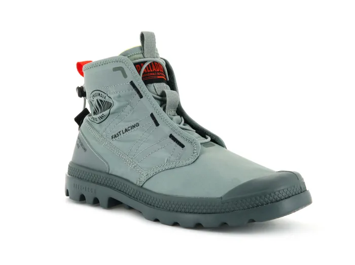 Women PAMPA TRAVEL LITE Slate Gray PALLADIUM Boots Women PAMPA TRAVEL LITE Slate Gray PALLADIUM Boots