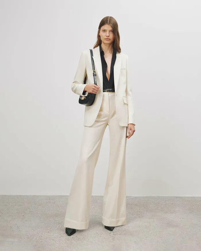 Women Pants and Shorts Nili Lotan CHRISTOPHE PANT Brown
