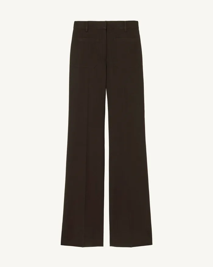 Women Pants and Shorts Nili Lotan CHRISTOPHE PANT Brown