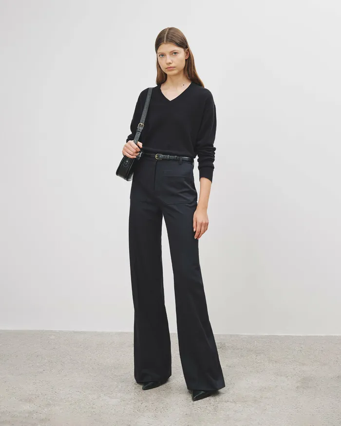Women Pants and Shorts Nili Lotan CHRISTOPHE PANT Brown