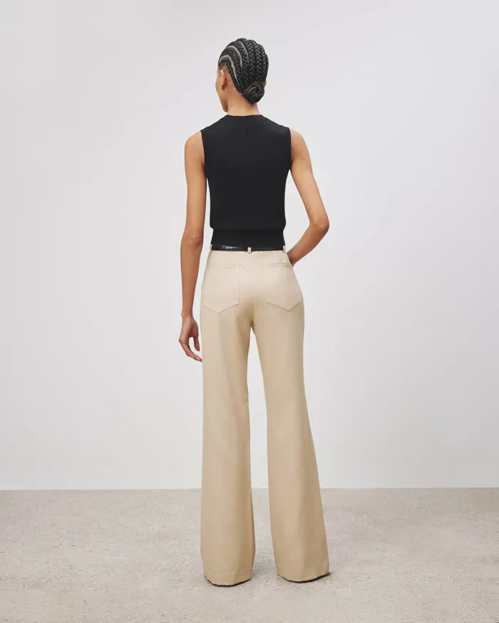 Women Pants and Shorts Nili Lotan CHRISTOPHE PANT Brown