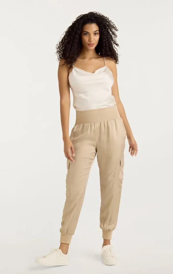 Women Pants Cinq Sept Giles Pant Khaki